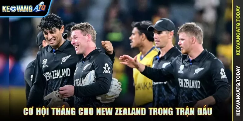 Cơ hội thắng cho New Zealand trong trận đấu