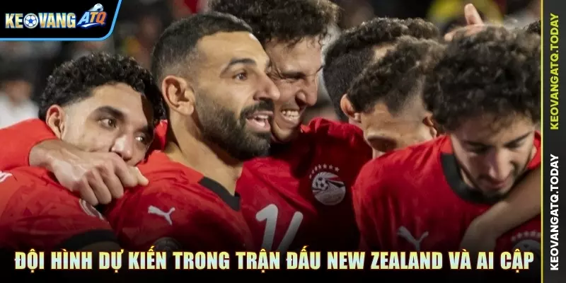 Đội hình dự kiến trong trận đấu New Zealand và Ai Cập