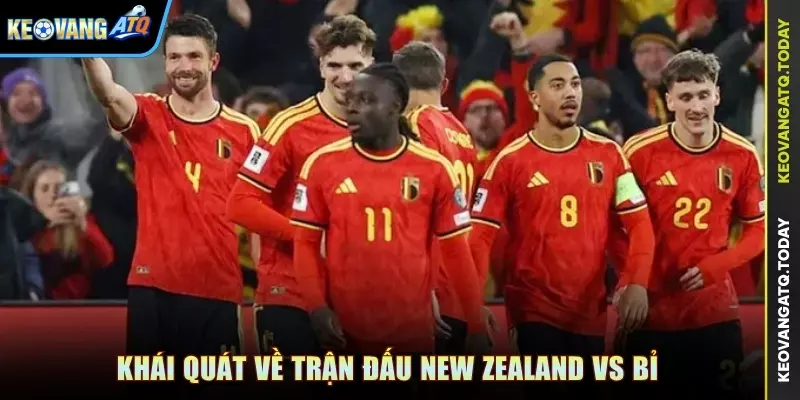 Khái quát về trận đấu New Zealand vs Bỉ