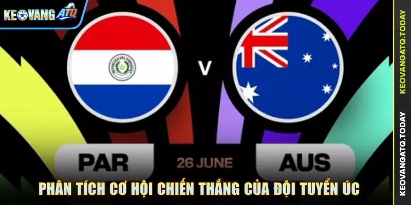 Phân tích cơ hội chiến thắng của đội tuyển Úc